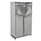 Honey Can Do 36" Gray Double Door Portable Wardrobe Closet